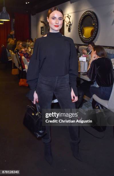 Lena Lademann attends the Grazia Future Dinner event at the restaurant Patio on November 23, 2017 in Hamburg, Germany.