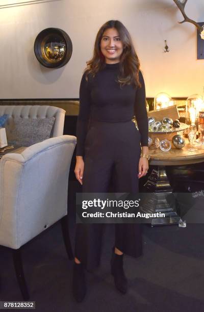 Hila Limar attends the Grazia Future Dinner event at the restaurant Patio on November 23, 2017 in Hamburg, Germany.