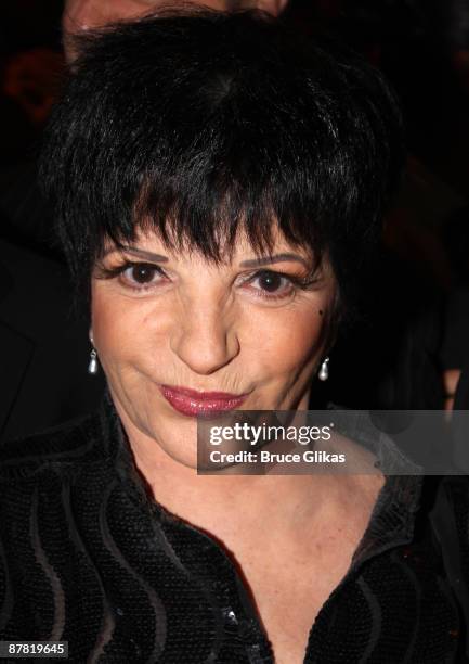 Liza Minnelli attends the 54th annual Drama Desk Awards at FH LaGuardia Concert Hall at Lincoln Center on May 17, 2009 in New York City.
