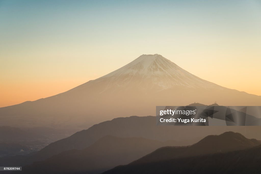 Mt. Fuji from Mt. Gangaharasuri-yama