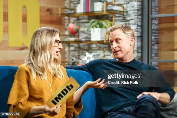 Kerri Dougherty interviews Alan Tudyk at The IMDb Show on November 9th, 2017 in Studio City, California.