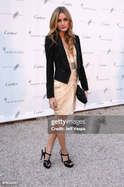 Personality Olivia Palermo at The Art of Elysium's first annual PARADIS with Cartier and Relativity Media at the Soho House Grey Goose Party held at...