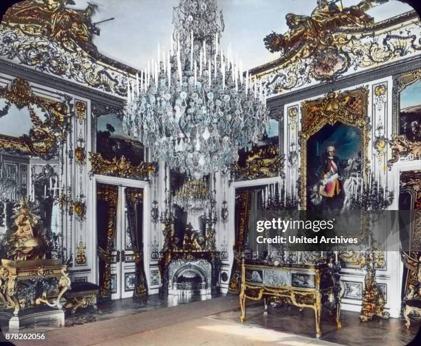 Porcellain room at the new Herrenchiemsee castle at Herrenchiemsee in Bavaria.