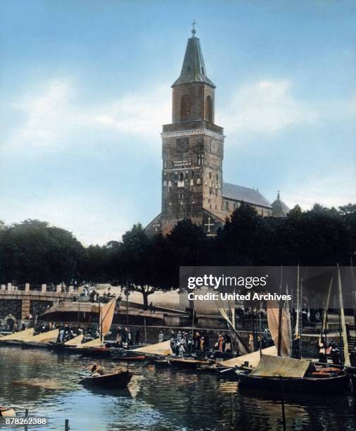 The cathedral of Turku , Finland 1920s.