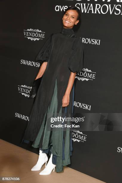Model Liya Kebede attends the 'Vogue Fashion Festival' Opening Dinner on November 23, 2017 in Paris, France.