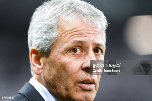 Lucien Favre coach of Nice during europa league match between OGC Nice and Zulte Waregem at Allianz Riviera Stadium on November 23, 2017 in Nice,...