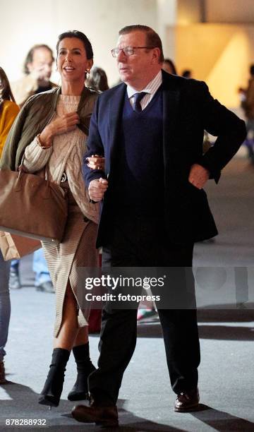 Cesar Cadaval with his wife Patricia Rodriguez attend the Madrid Horse Week 2017 at IFEMA on November 23, 2017 in Madrid, Spain.