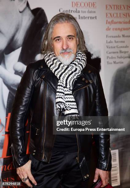 Sergi Arola attends the 'Influencers' magazine launching photocall on November 22, 2017 in Madrid, Spain.