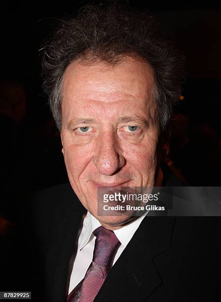 Geoffrey Rush attends the 54th annual Drama Desk Awards at FH LaGuardia Concert Hall at Lincoln Center on May 17, 2009 in New York City.