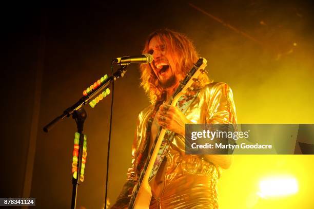 Justin Hawkins of The Darkness performs at Columbia Theater, Berlin, Germany on November 15, 2017.