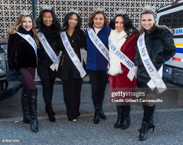 Miss Pennsylvania's Outstanding Teen Madison Dompkosky, Miss Pennsylvania Katie Schreckengast, Miss Delaware Chelsea Bruce, Miss Delaware's...