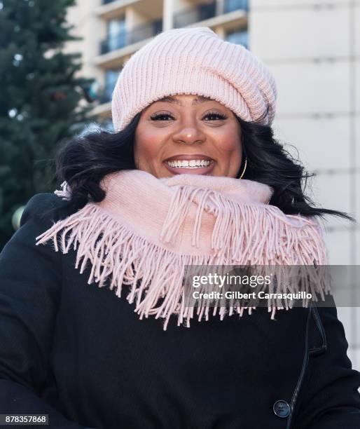 Recording artist Benita Washington attends the 98th Annual 6abc/Dunkin' Donuts Thanksgiving Day Parade on November 23, 2017 in Philadelphia,...