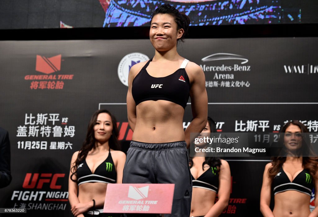 UFC Fight Night Weigh-in