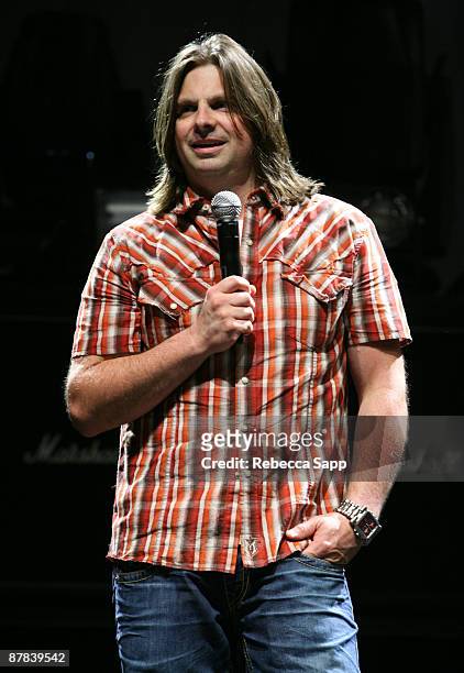 Mike Mushok of Staind appears during the Q & A of Backstage Pass: Staind at The GRAMMY Museum at The GRAMMY Museum on May 18, 2009 in Los Angeles,...