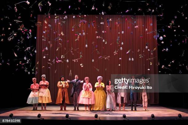 From left, Joan Hofmeyr, Olivia McMillan, Joshua Blue, Jacob Scharfman, Christine Taylor Price, Kathryn Henry, Tamara Banjesevic, Charles Sy, Marie...