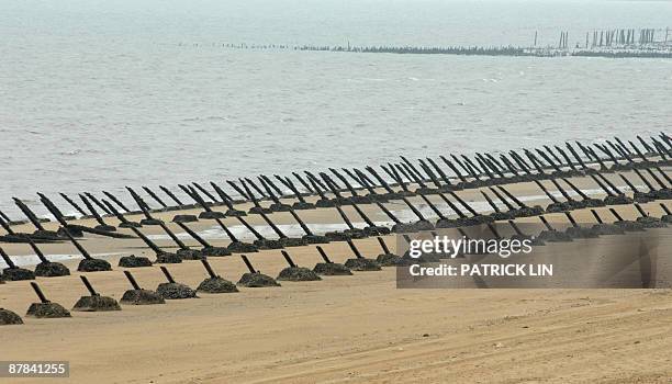 Taiwan-politics-China-Ma-anniversary by Benjamin Yeh This picture taken on May 18, 2009 in Kinmen, an Taiwan-controlled offshore island off the coast...