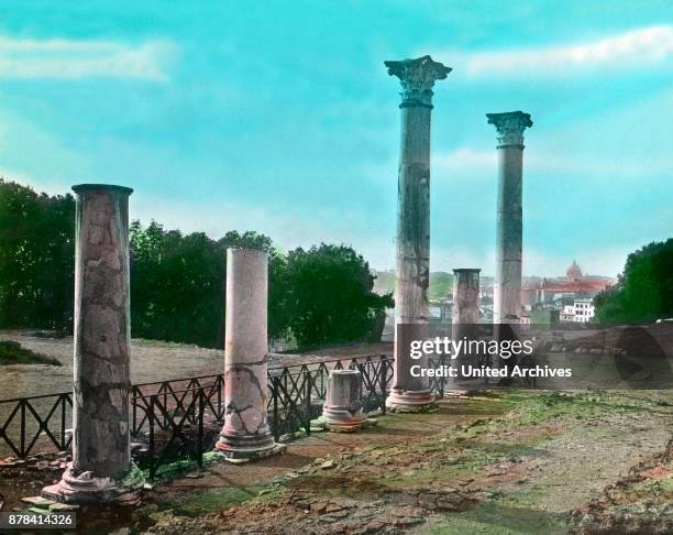 Augustus Building In Rome 225 Temple Of Augustus And Rome Stock Photos, High-Res Pictures, and ...