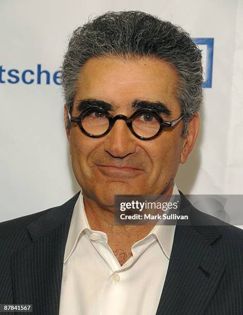 Actor Eugene Levy arrives at "Simply Shakespeare" Fundraiser for Shakespeare Festival/LA at the Geffen Playhouse on May 18, 2009 in Los Angeles,...
