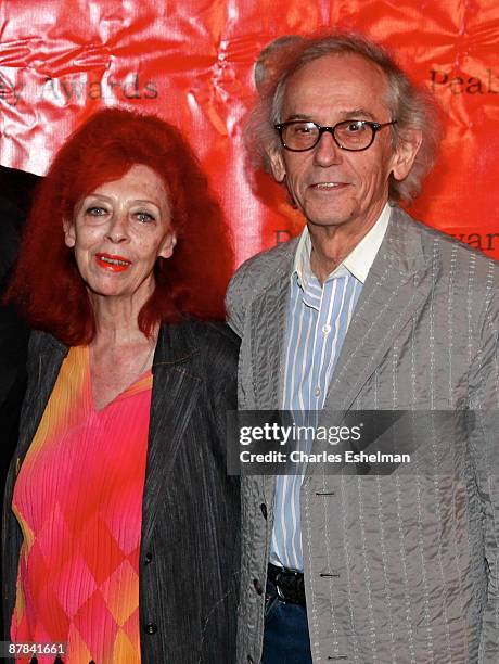 Artists Jeanne-Claude and Christo attends the 68th Annual George Foster Peabody Awards at The Waldorf Astoria on May 18, 2009 in New York City.