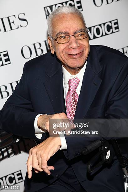 Earle Hyman attends the 54th Annual Village Voice Obie Awards at Webster Hall on May 18, 2009 in New York City.