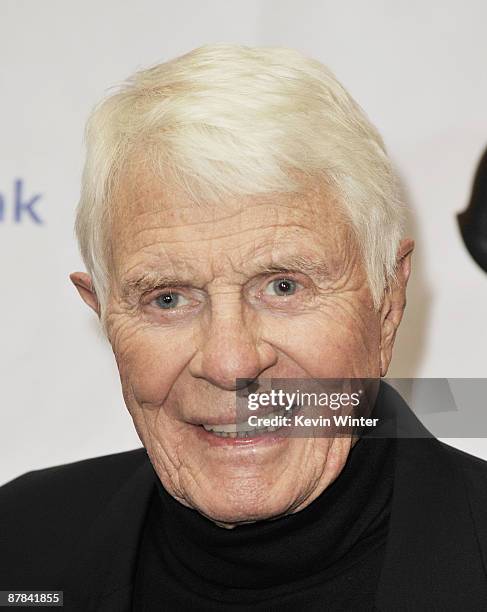 Actor Peter Graves arrives at Shakespeare Festival/LA's Simply Shakespeare 2009 "The Comedy of Errors" at The Geffen Playhouse on May 18, 2009 in Los...