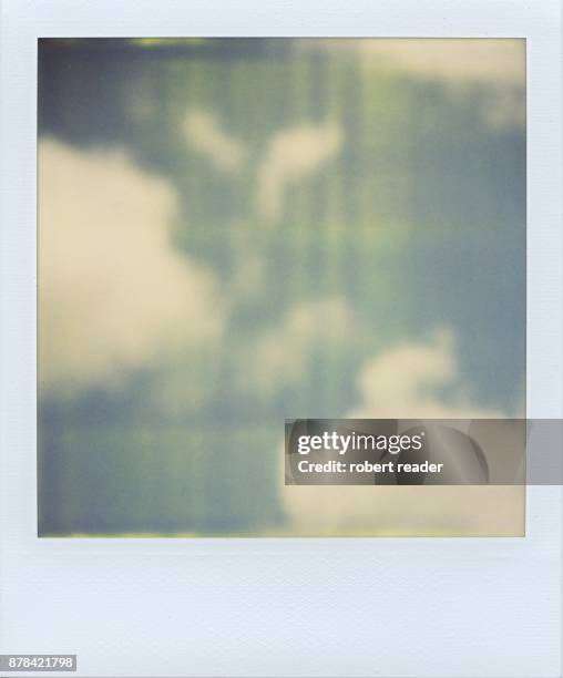 polaroid clouds - truro cornwall stock pictures, royalty-free photos & images