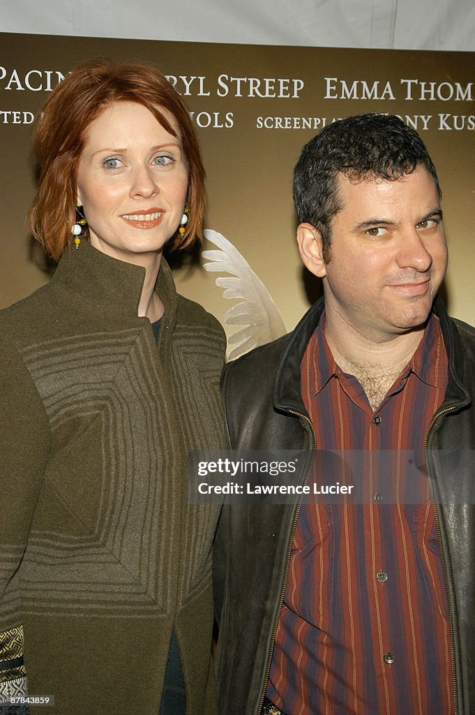 Cynthia Nixon and Danny Mozes News Photo Getty Images