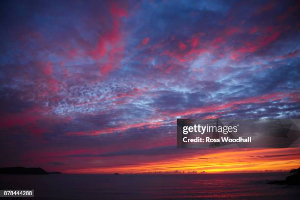 cloud typologies - polzeath stock pictures, royalty-free photos & images