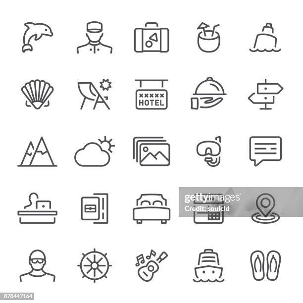 reisen symbole - wetterfester stuhl stock-grafiken, -clipart, -cartoons und -symbole