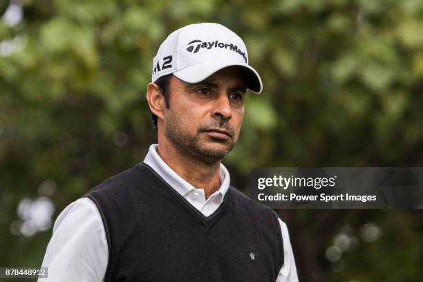 Jyoti Randhawa of India during round two of the UBS Hong Kong Open at The Hong Kong Golf Club on November 24, 2017 in Hong Kong, Hong Kong.