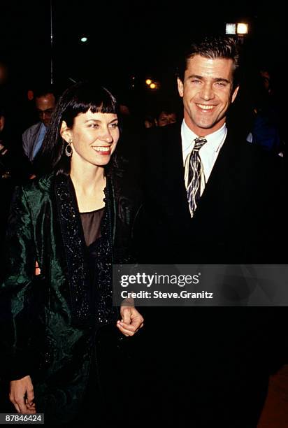 Robyn Moore and Mel Gibson