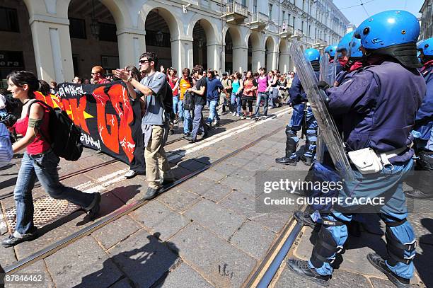 Turin Riots International University College Of Turin Photos and Premium High Res ...