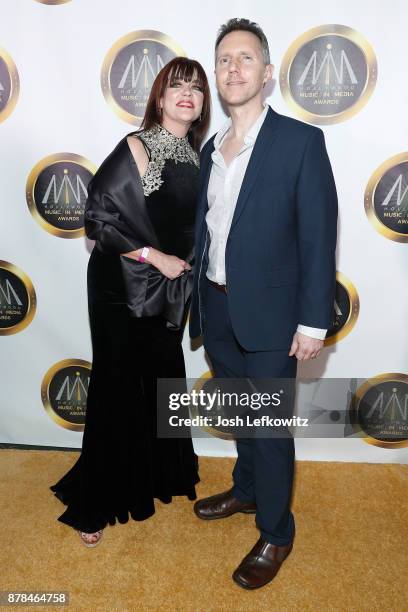 Seay and Geoff Koch attend the 8th Annual Hollywood Music in Media Awards at the Avalon Hollywood on November 16, 2017 in Los Angeles, California.