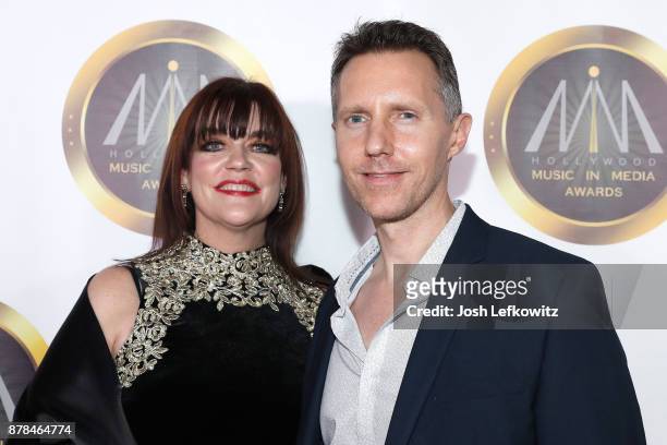 Seay and Geoff Koch attend the 8th Annual Hollywood Music in Media Awards at the Avalon Hollywood on November 16, 2017 in Los Angeles, California.
