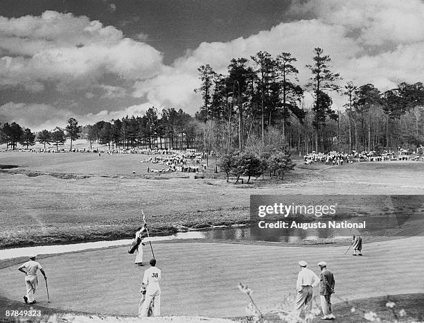 Exhibition match at Augusta National Golf Club in Augusta, Georgia.