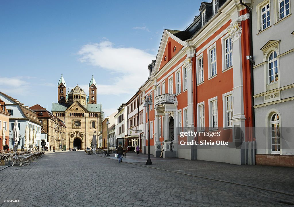 The town of Speyer with Cathedral