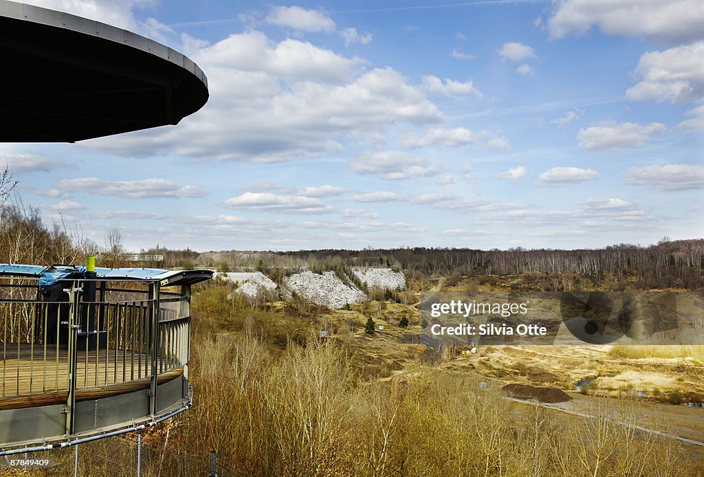 Messel fossil pit site in  Hesse Germany