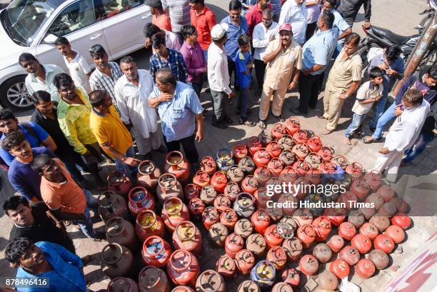 Following the incident, police officials seized 85 5-kg mini cylinders and 20 14-kg large cylinders from the Om Sai Gas Agency, situated at Ambedkar...