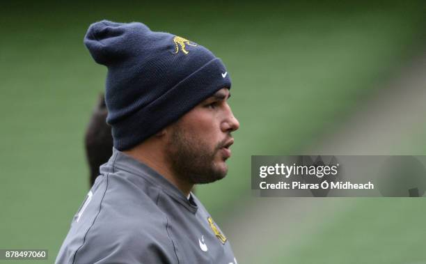 Dublin , Ireland - 24 November 2017; Santiago Garcia Botta during Argentina rugby captain's run at the Aviva Stadium in Dublin.