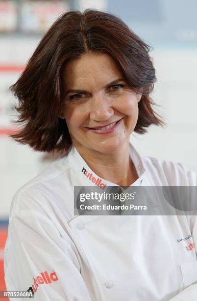 Chef Samantha Vallejo-Nagera attends the 'Nutella' photocall at the Consulate of Italy in Spain on November 24, 2017 in Madrid, Spain.