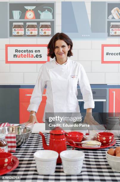 Chef Samantha Vallejo-Nagera attends the 'Nutella' photocall at the Consulate of Italy in Spain on November 24, 2017 in Madrid, Spain.