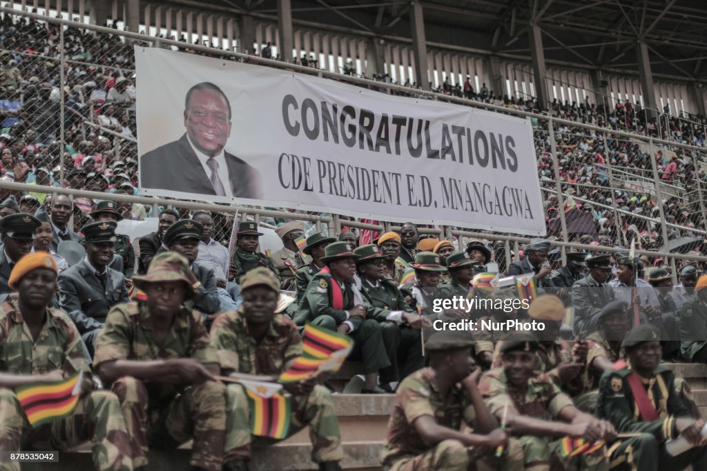 People react as Zimbabwean new President Emmerson Mnangagwa