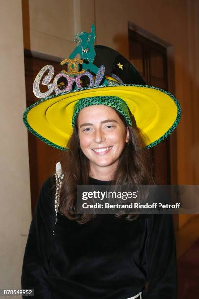 Catherinette of Chanel attends the "Comite Montaigne" Celebrates Sainte-Catherine with Maisons de Couture of Avenue Montaigne. On this occasion, a...