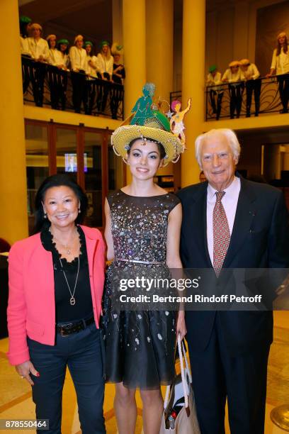 Mayor of 8th District of Paris, Jeanne D'hauteserre, Miss Catherine 2017, Valentine of Chanel - she was elected by the jury of the "Comite Montaigne"...