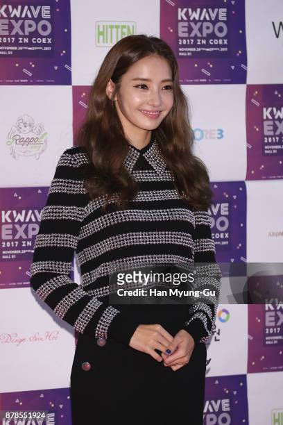 Actress Han Chae-Young appears for the KWave-EXPO on November 24, 2017 in Seoul, South Korea.