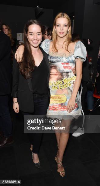 Anna Popplewell and Greta Bellamacina attend a screening of short films "Indigo Valley" and "The Last Birthday" at Shortwave Cinema on November 24,...