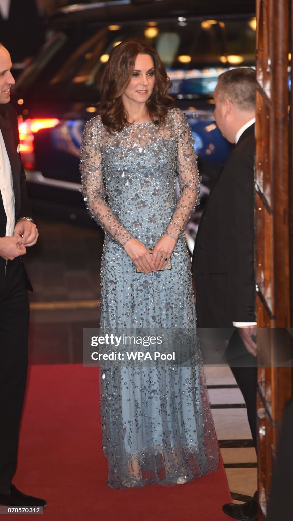 The Duke & Duchess Of Cambridge Attend The Royal Variety Performance