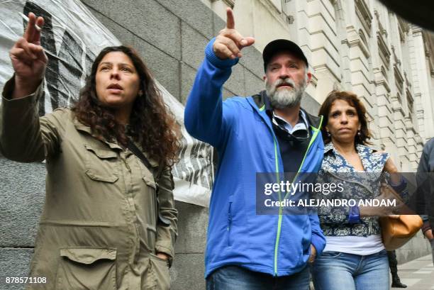 Sergio Maldonado brother of Santiago Maldonado --disappeared on August 1st during a Mapuche protest in Chubut province and found dead 79 days after--...