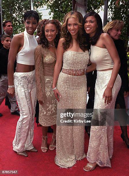 Destiny's Child Kelly Rowland, Farrah Franklin, Beyonce Knowles and Michelle Williams