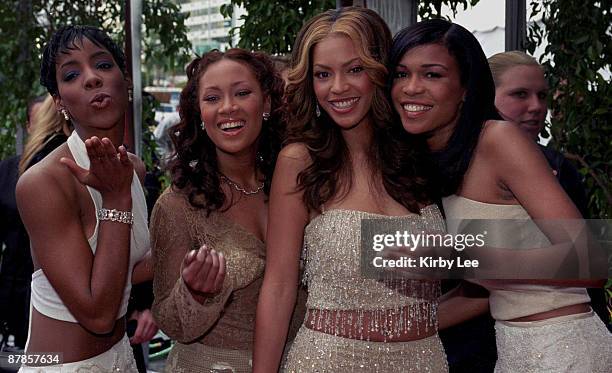 Destiny's Child Kelly Rowland, Farrah Franklin, Beyonce Knowles and Michelle Williams